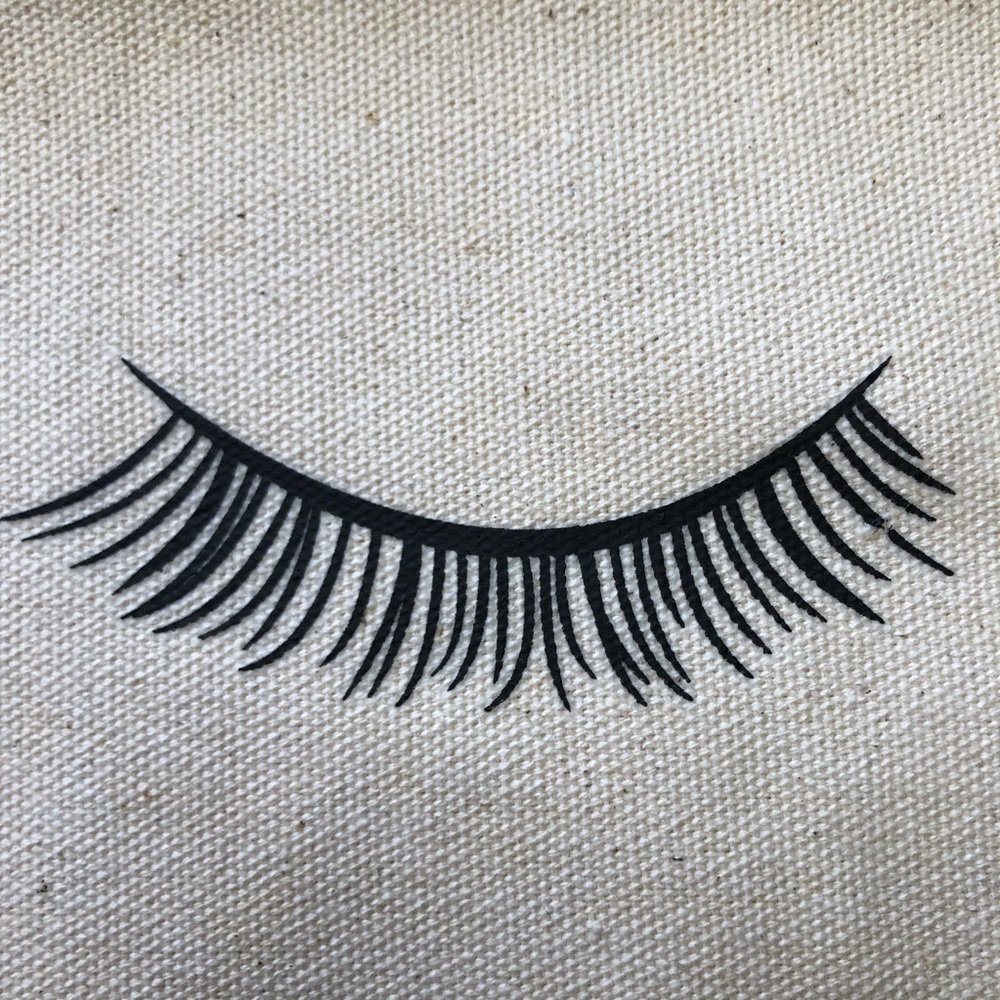 “BAT THOSE EYELASH” Canvas Bag (LANCOME) NWT - Picture 7 of 8